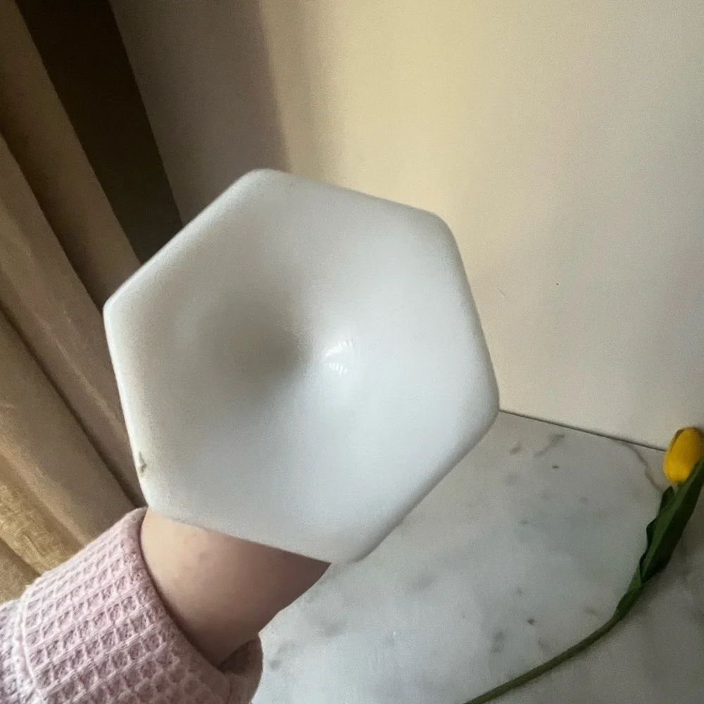 Vintage Westmoreland Milk Glass Swang Bud Vase 11.5”..